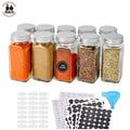 ToughCap Glass Spice Jars Set